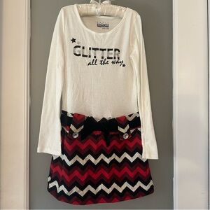 “Glitter All the Way” festive Christmas\Holiday dress.